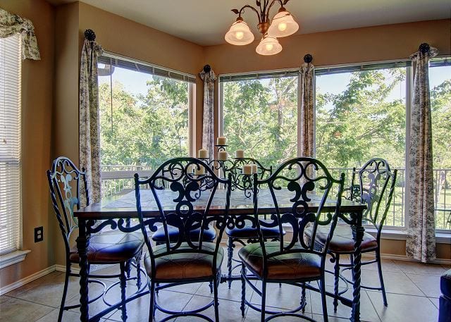 Waterwheel dining table