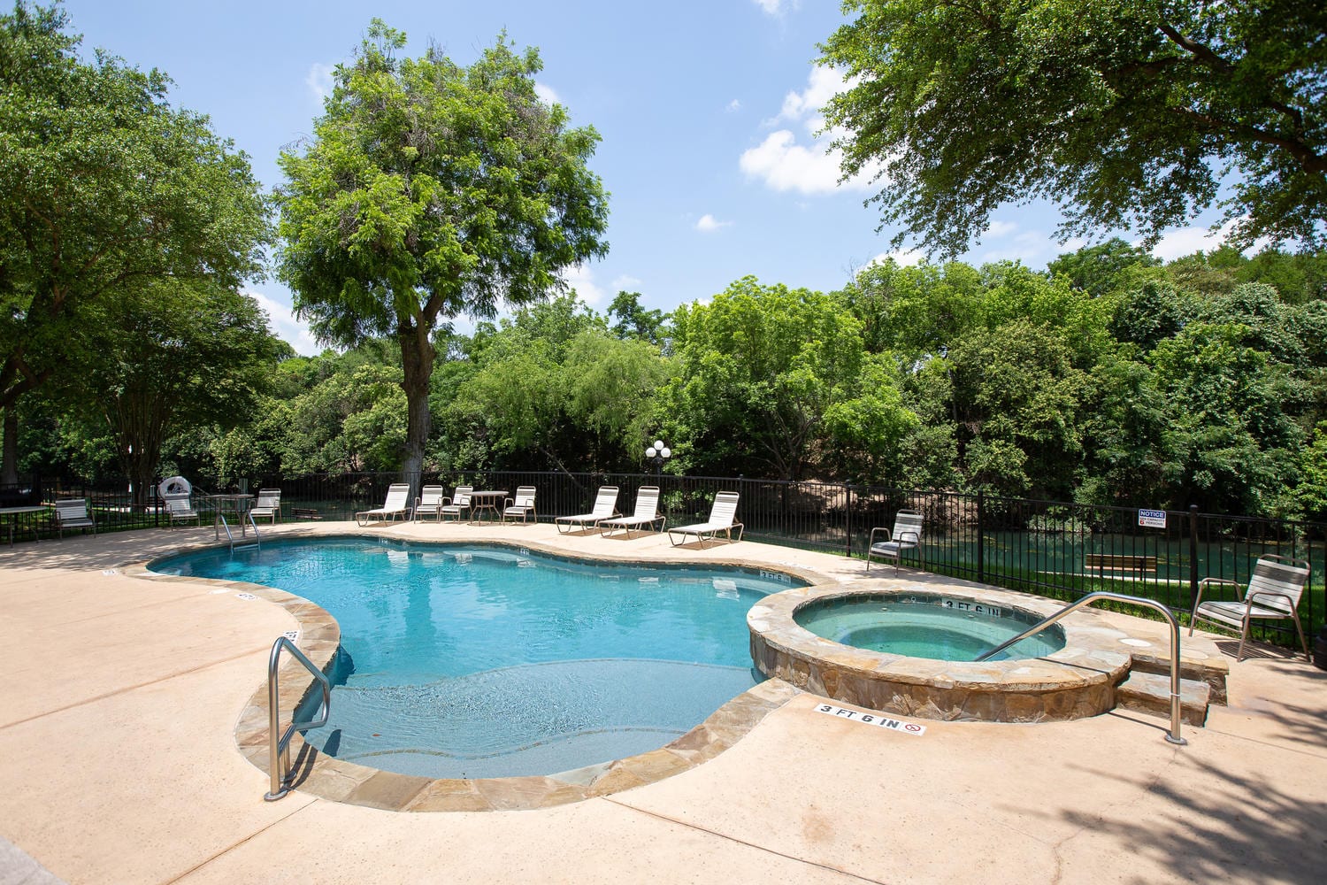 River Run outdoor pool and hot tub.