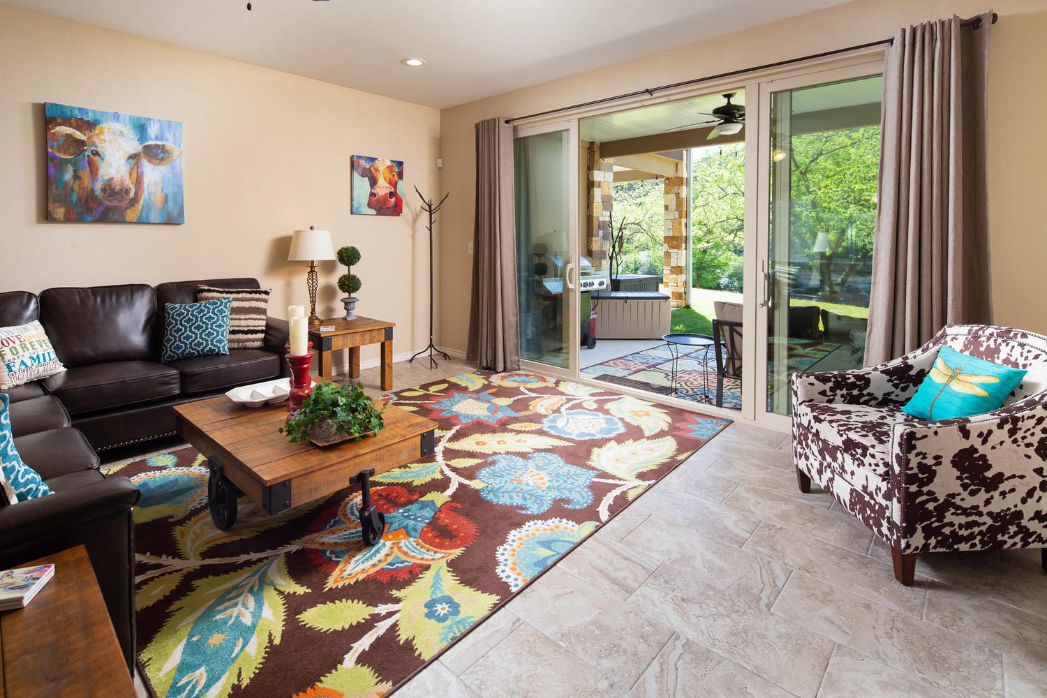 River Run Condo - living room.