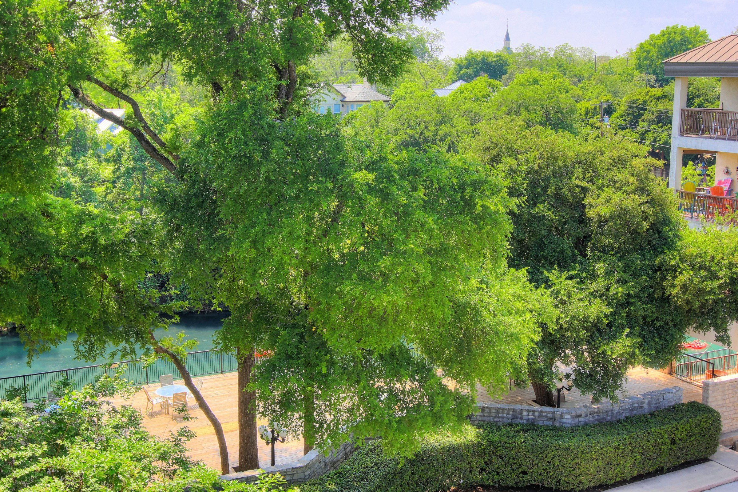 Balcony View of Guadalupe River.