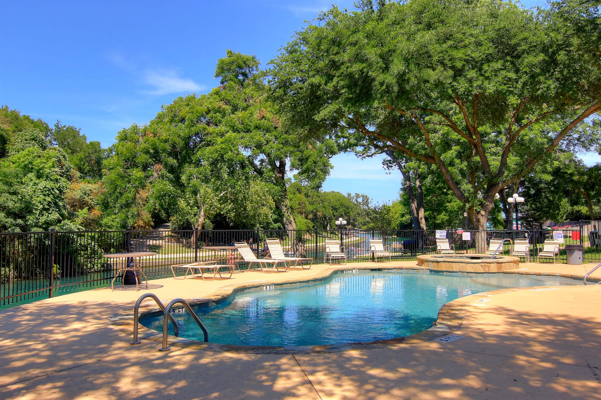 River Run outdoor pool and hot tub.