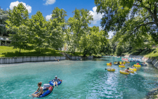 Photo of People Tubing in New Braunfels Texas