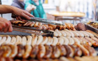 Grilling at Wurstfest.