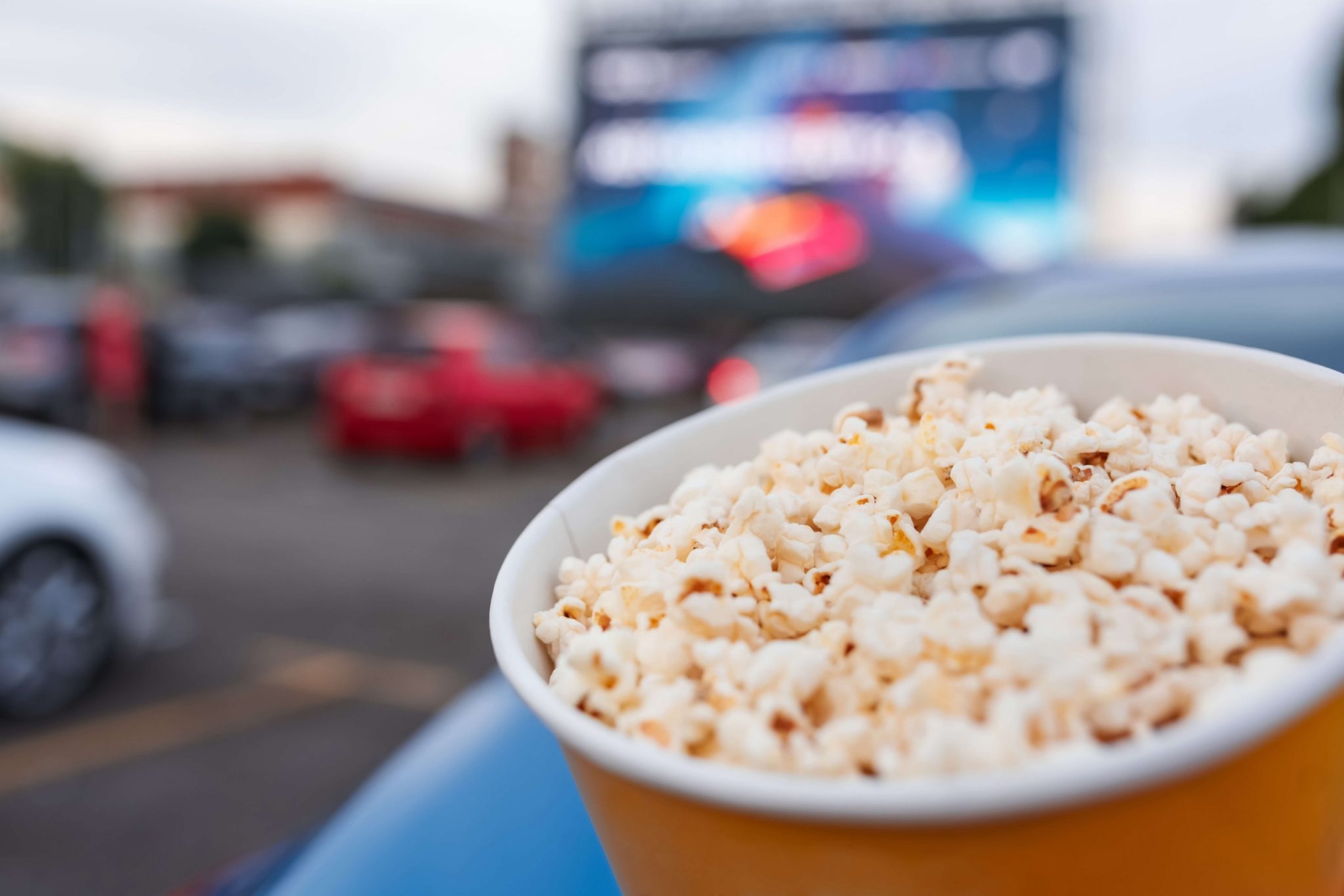 Watching a movie outside is one of the many Things To Do In New Braunfels.